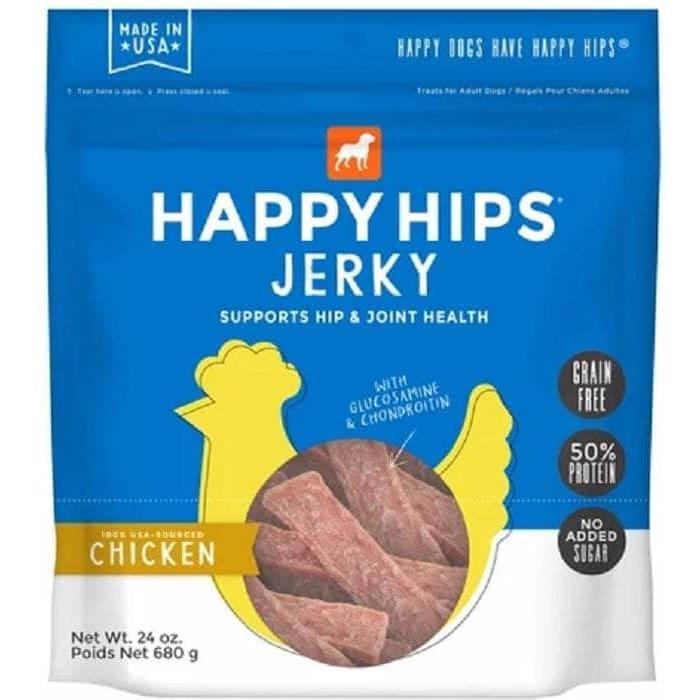 Happy Hips Happy Hips Dog Treat Jerky Chicken, 24 oz