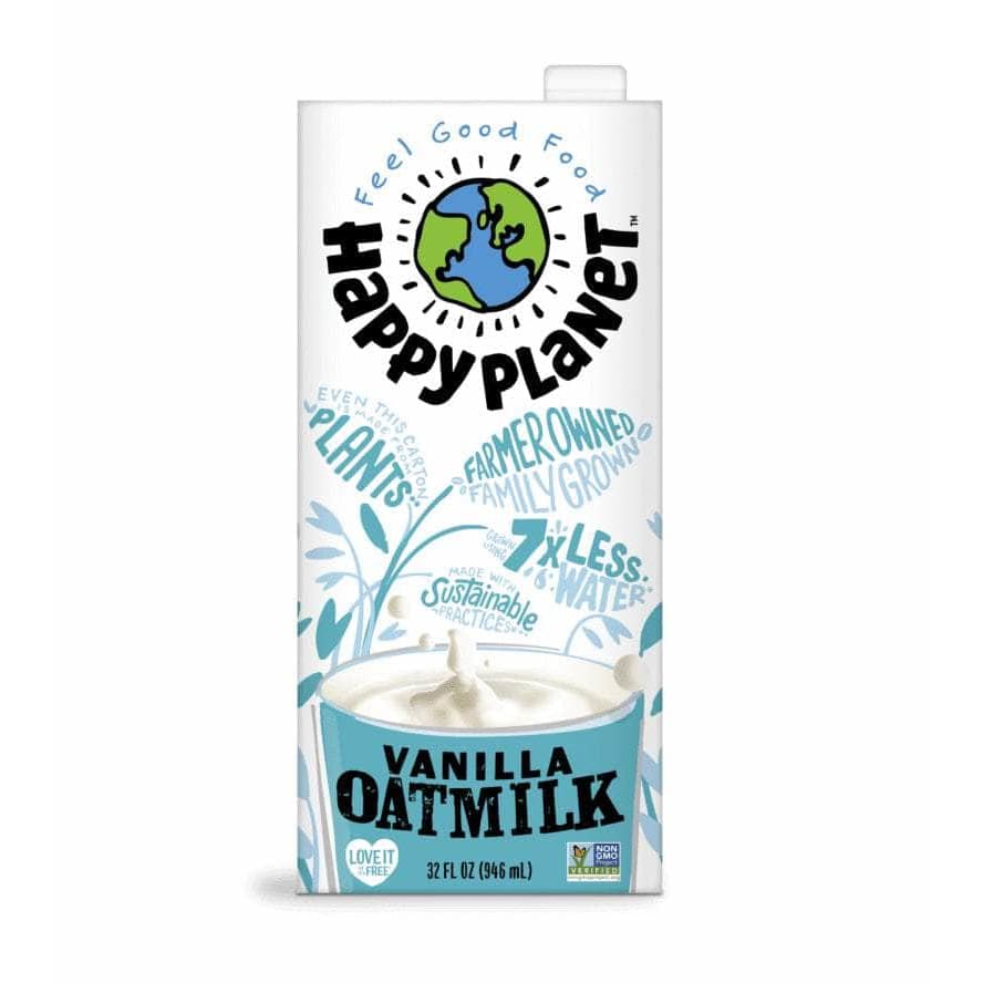 HAPPY PLANET Happy Planet Oatmilk Uht Vanilla, 32 Oz