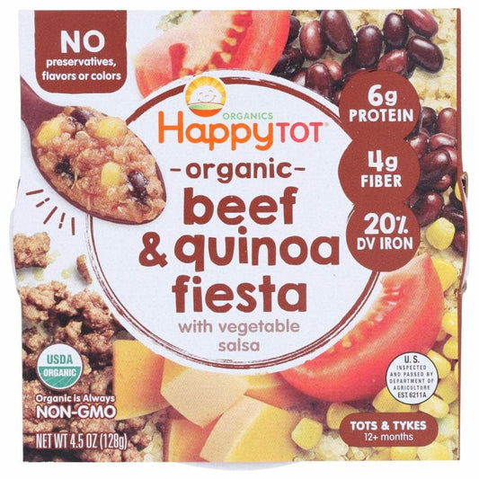 HAPPY TOT HAPPY TOT Bowl Quinoa Fsta Veg Sals, 4.5 oz