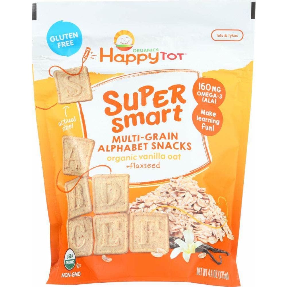 Happy Family Brands Happy Tot Snack Van Oat Flax Multi, 4.4 oz