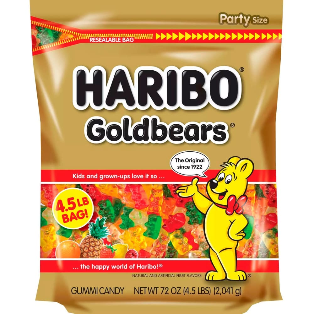 Haribo Gold-Bears Gummy Candy - 4.5 Lb - Gummy Candy - Haribo