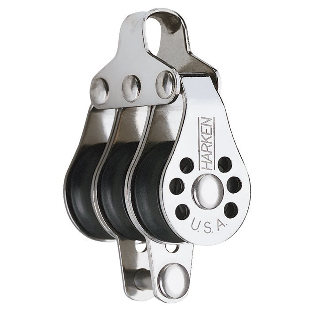 Harken 22mm Triple Micro Block w/ Becket- Fishing - Hunting & Fishing | Outrigger Accessories - Harken