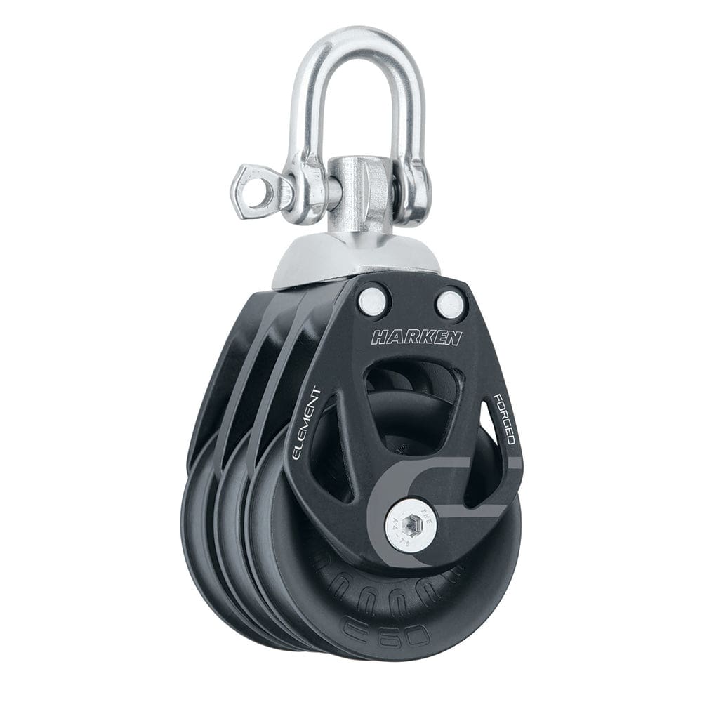 Harken 60mm Triple Aluminum Element Block w/ Swivel - Sailing | Blocks - Harken