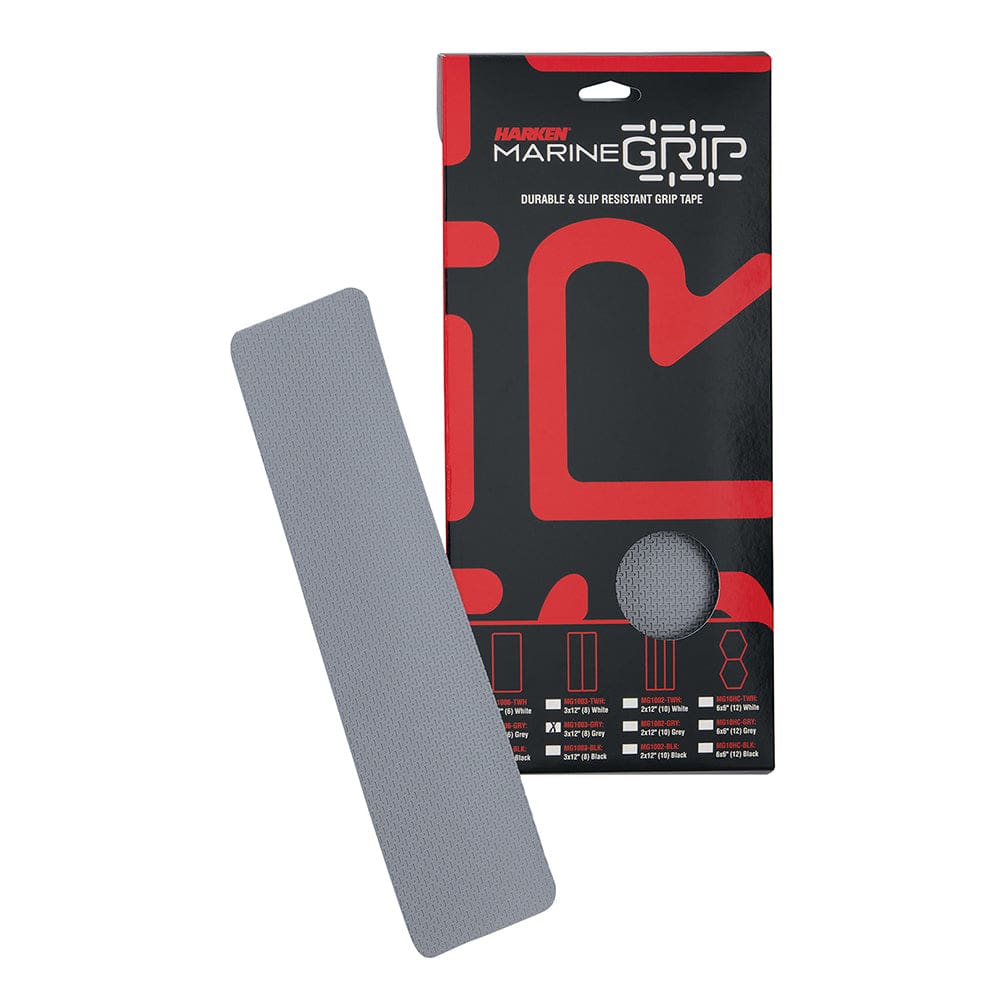 Harken Marine Grip Tape - 3 x 12 - Grey - 8 Pieces - Camping | Accessories,Paddlesports | Accessories,Watersports | Accessories,Sailing |