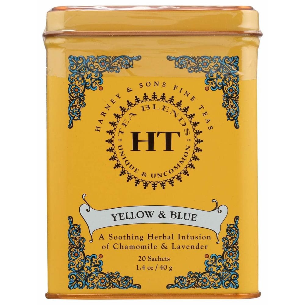 HARNEY & SONS Grocery > Beverages > Coffee, Tea & Hot Cocoa HARNEY & SONS: Tea Ht Yellow Blue 20Ea, 20 ea