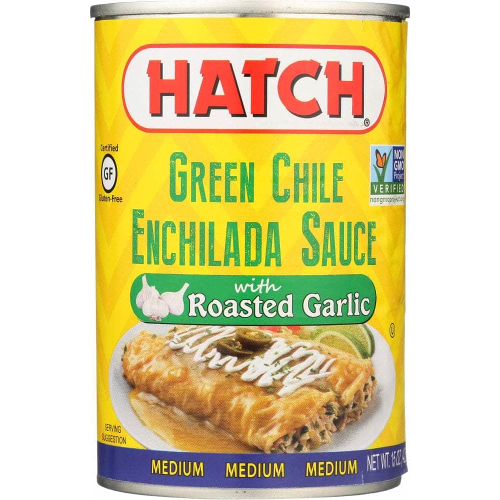 Hatch Hatch Green Chile Enchilada Sauce with Roasted Garlic, 14 oz