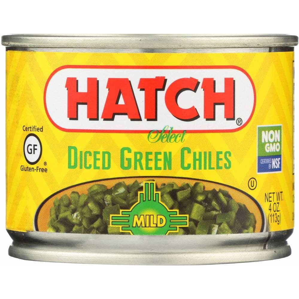 Hatch Hatch Peeled Green Chiles Diced Mild, 4 oz