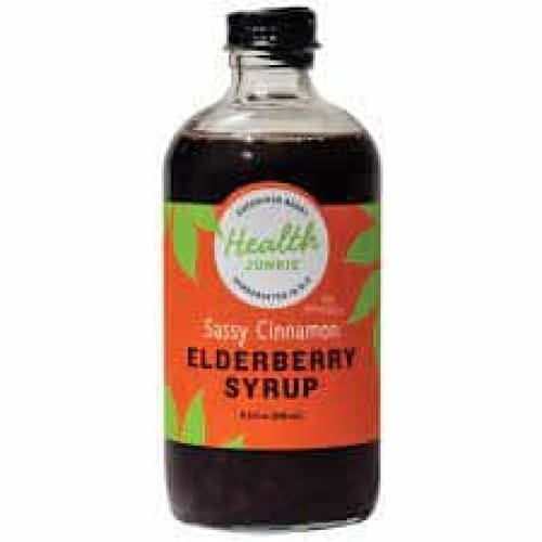 HEALTH JUNKIE Vitamins & Supplements > Miscellaneous Supplements HEALTH JUNKIE: Elderberry Syrup Cinnamon, 8.3 fo
