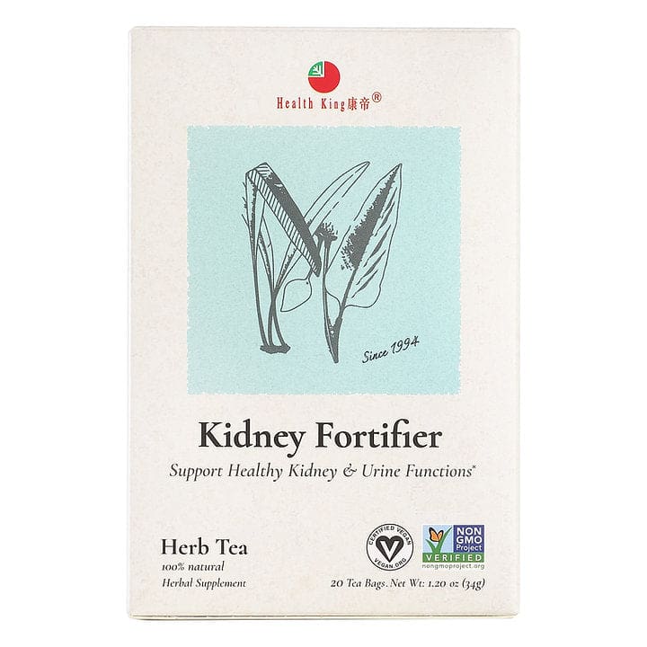 HEALTH KING TEA: Kidney Fortifier Herb Tea 20 bg (Pack of 5) - Beverages > Coffee Tea & Hot Cocoa - Health King Tea
