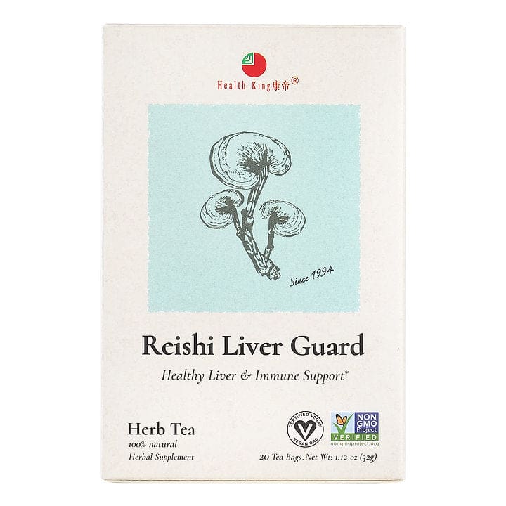 HEALTH KING TEA: Reishi Liver Guard Tea 20 bg (Pack of 5) - Beverages > Coffee Tea & Hot Cocoa - Health King Tea