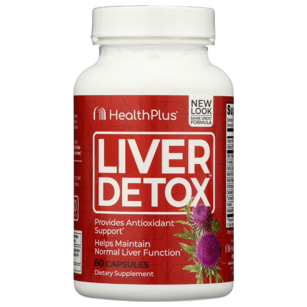 HEALTH PLUS: Liver Detox 60 cp - Herbs & Homeopathic > HERBAL FORMULAS > HERBAL FORMULAS CLEANSING & ORGAN - HEALTH PLUS
