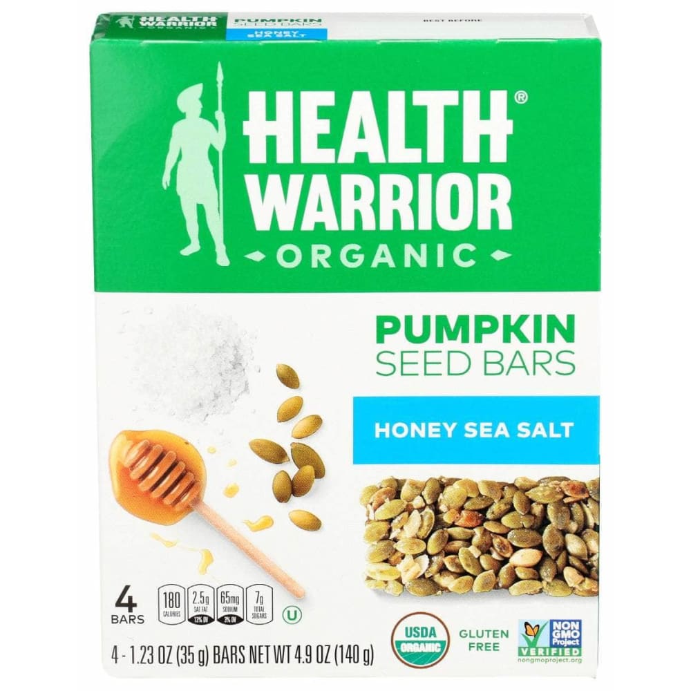 HEALTH WARRIOR Health Warrior Bar Pmpkn Seed Hny Ssalt, 4.9 Oz