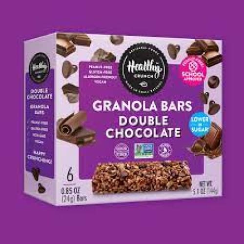 HEALTHY CRUNCH: Bar Double Choc 5.08 OZ (Pack of 4) - HEALTHY CRUNCH