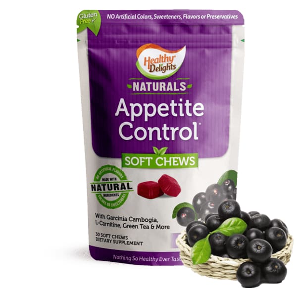 HEALTHY DELIGHTS Health > Weight Loss Products & Supplements HEALTHY DELIGHTS Appetite Control Chews, 30 ea