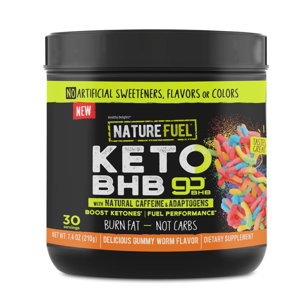 HEALTHY DELIGHTS Vitamins & Supplements > Protein Supplements & Meal Replacements > PROTEIN & MEAL REPLACEMENT POWDER HEALTHY DELIGHTS: Keto BHB Powder Gummy Worm Flavor, 7.4 oz