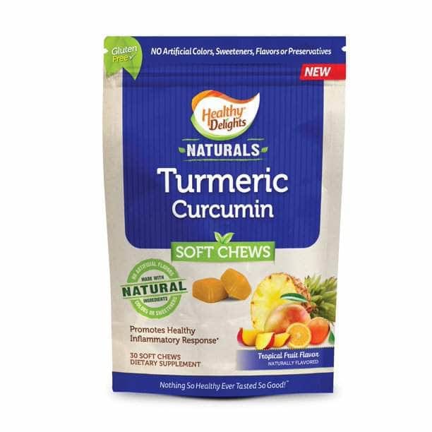 HEALTHY DELIGHTS Health > Weight Loss Products & Supplements HEALTHY DELIGHTS Turmeric Curcumin Chews, 30 ea