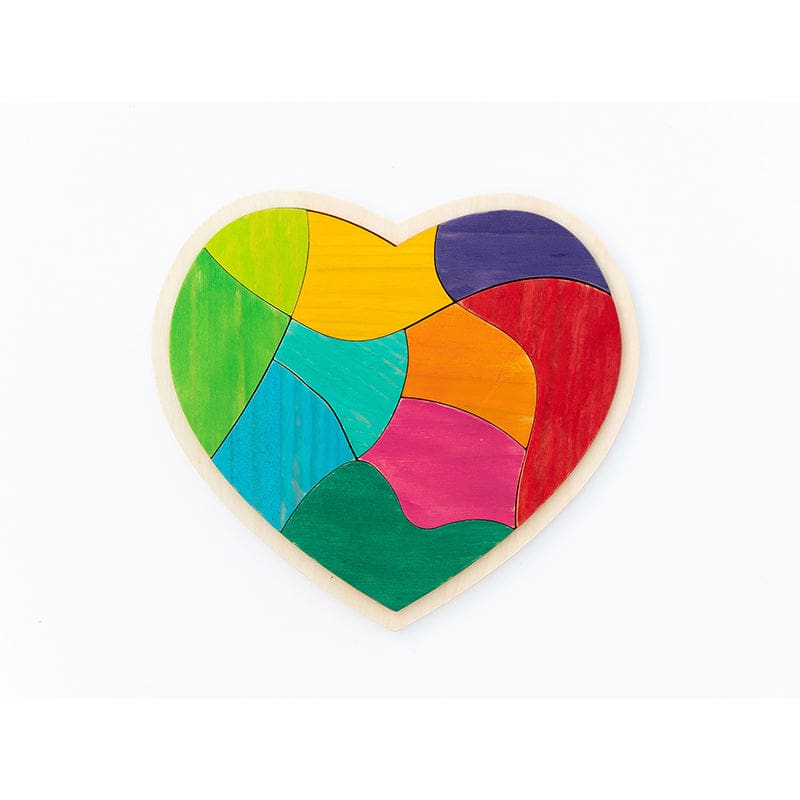 Heart Full Of Colors Puzzle - Wooden Puzzles - Learning Advantage
