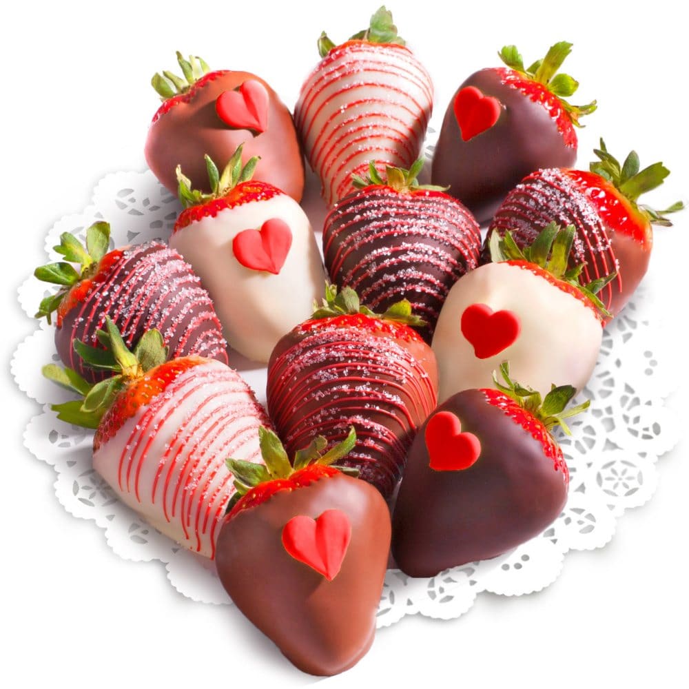 Heartfelt Chocolate Covered Strawberries (12 pc.) - Valentine’s Day - ShelHealth