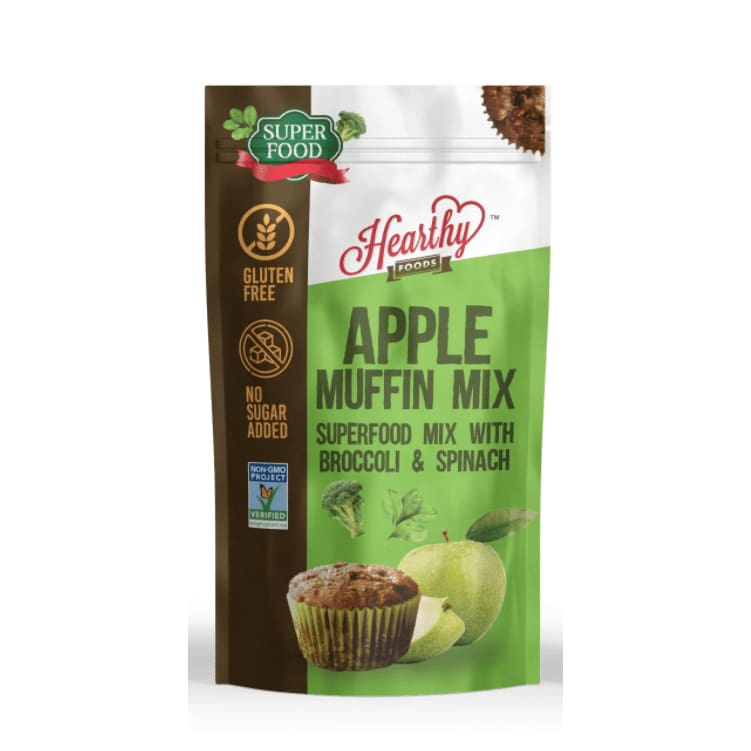 HEARTHY Grocery > Cooking & Baking > Baking Ingredients HEARTHY: Gluten Free Superfood Apple Muffin Mix, 10.4 oz