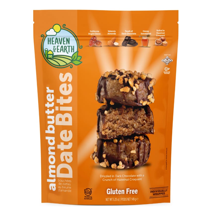 HEAVEN AND EARTH: Bites Cchip Nut & Date 5.25 OZ (Pack of 4) - Grocery > Snacks > Chips > Snacks Other - HEAVEN AND EARTH