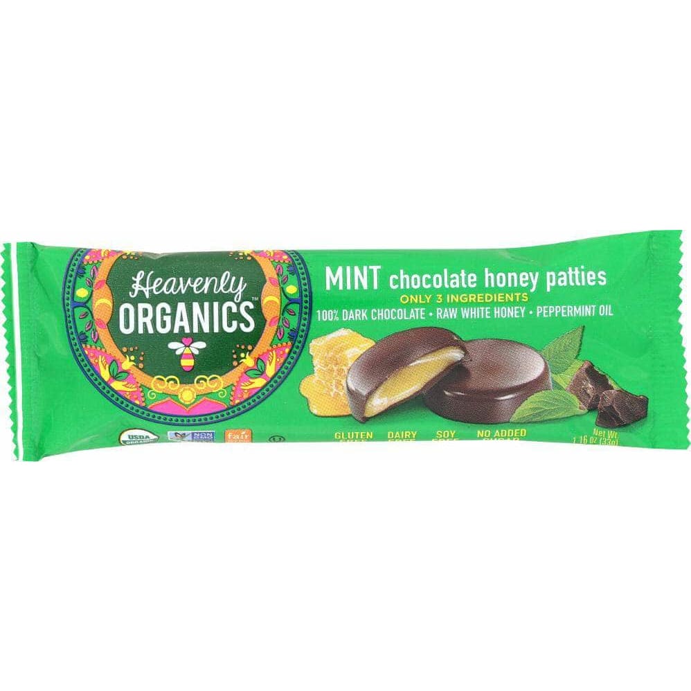 Heavenly Organics Heavenly Organics Honey Patties Chocolate Mint, 1.2 oz