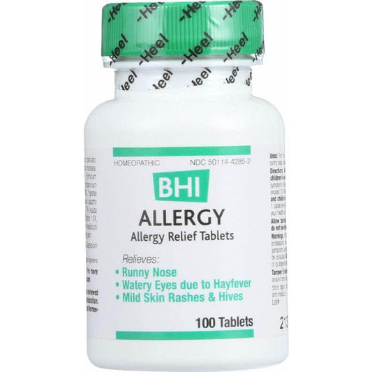 BHI Heel Bhi Allergy Homeopathic Medication, 100 Tablets