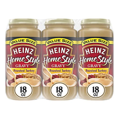 Heinz HomeStyle Roasted Turkey Gravy 3 pk./18 oz. - Home/Seasonal/Thanksgiving/Thanksgiving Grocery/ - Heinz