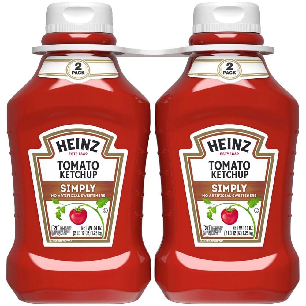 Heinz Simply Tomato Ketchup (44 oz. 2 pk.) - New Items - Heinz