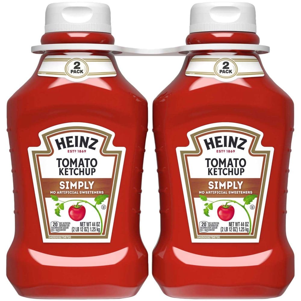 Heinz Simply Tomato Ketchup (44 oz. 2 pk.) - New Items - Heinz