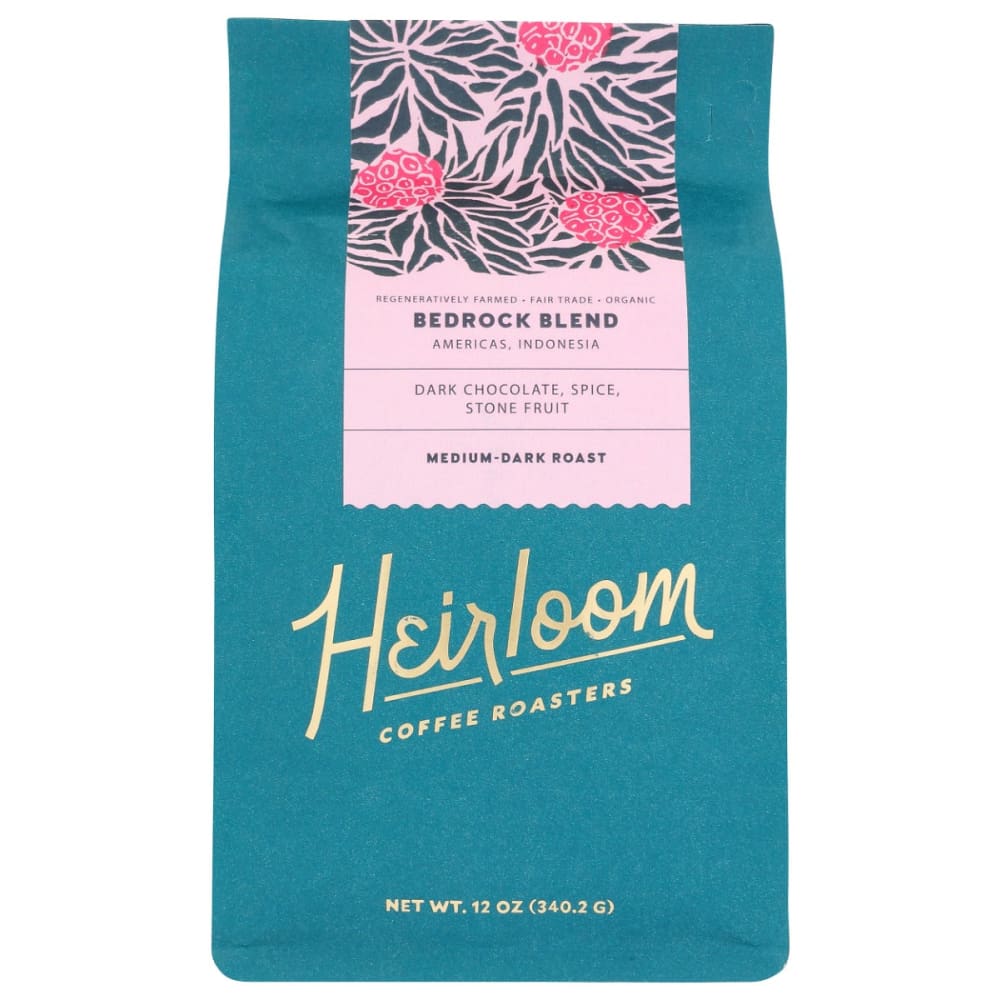 HEIRLOOM: Coffee Bedrock Blend 12 OZ (Pack of 2) - Grocery > Beverages > Coffee Tea & Hot Cocoa - HEIRLOOM