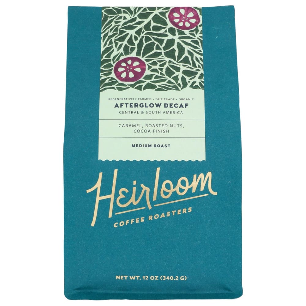 HEIRLOOM: Coffee Decaf Aftrglow Blnd 12 OZ (Pack of 2) - Grocery > Beverages > Coffee Tea & Hot Cocoa - HEIRLOOM
