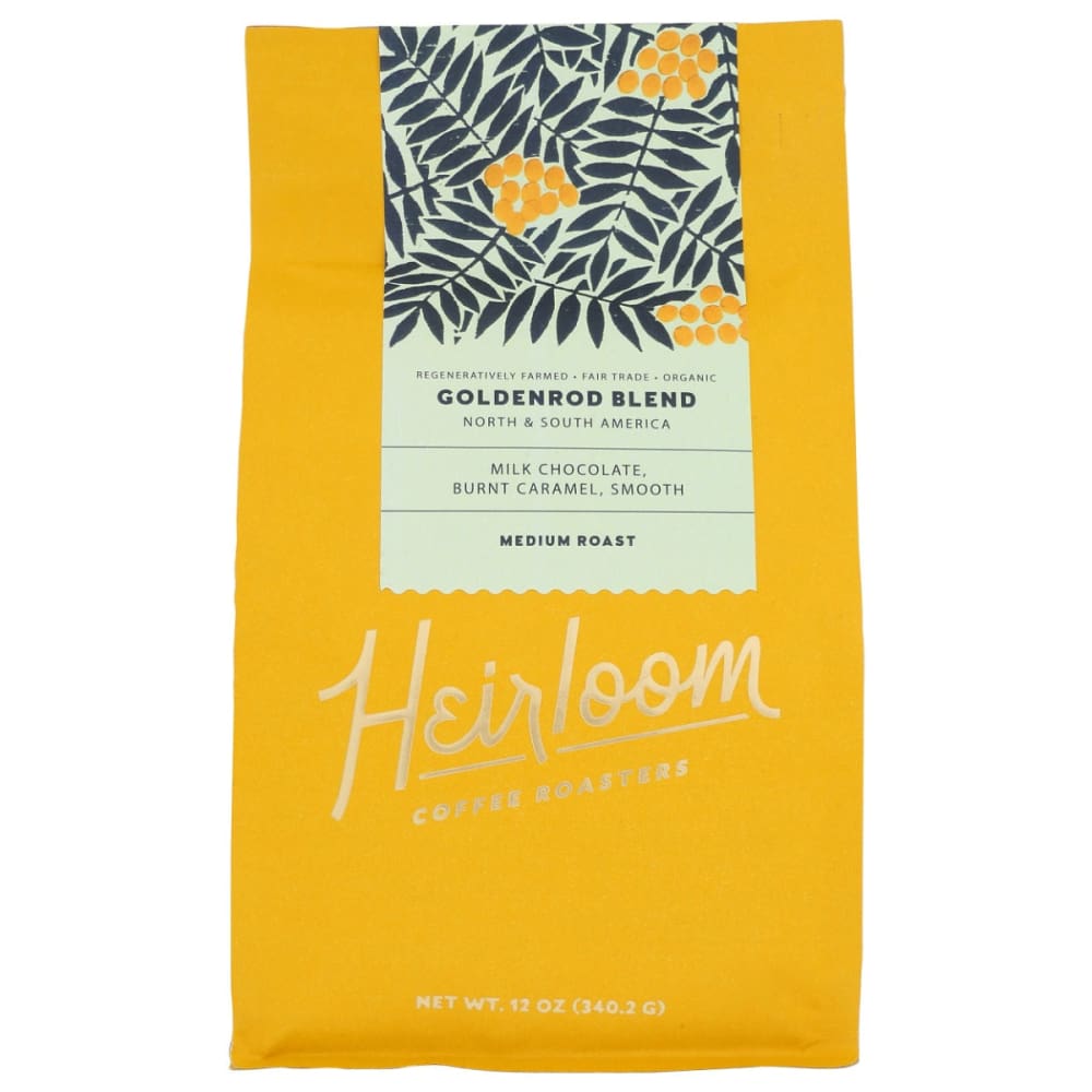HEIRLOOM: Goldenrod Blend Coffee Bean 12 oz (Pack of 2) - Beverages > Coffee Tea & Hot Cocoa - HEIRLOOM