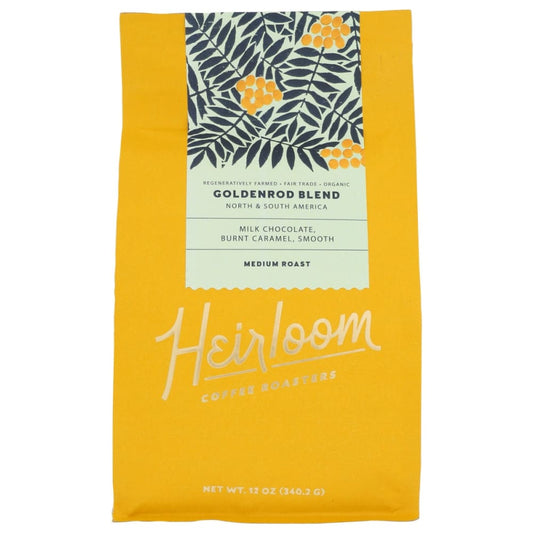 HEIRLOOM: Goldenrod Blend Coffee Bean 12 oz (Pack of 2) - Beverages > Coffee Tea & Hot Cocoa - HEIRLOOM
