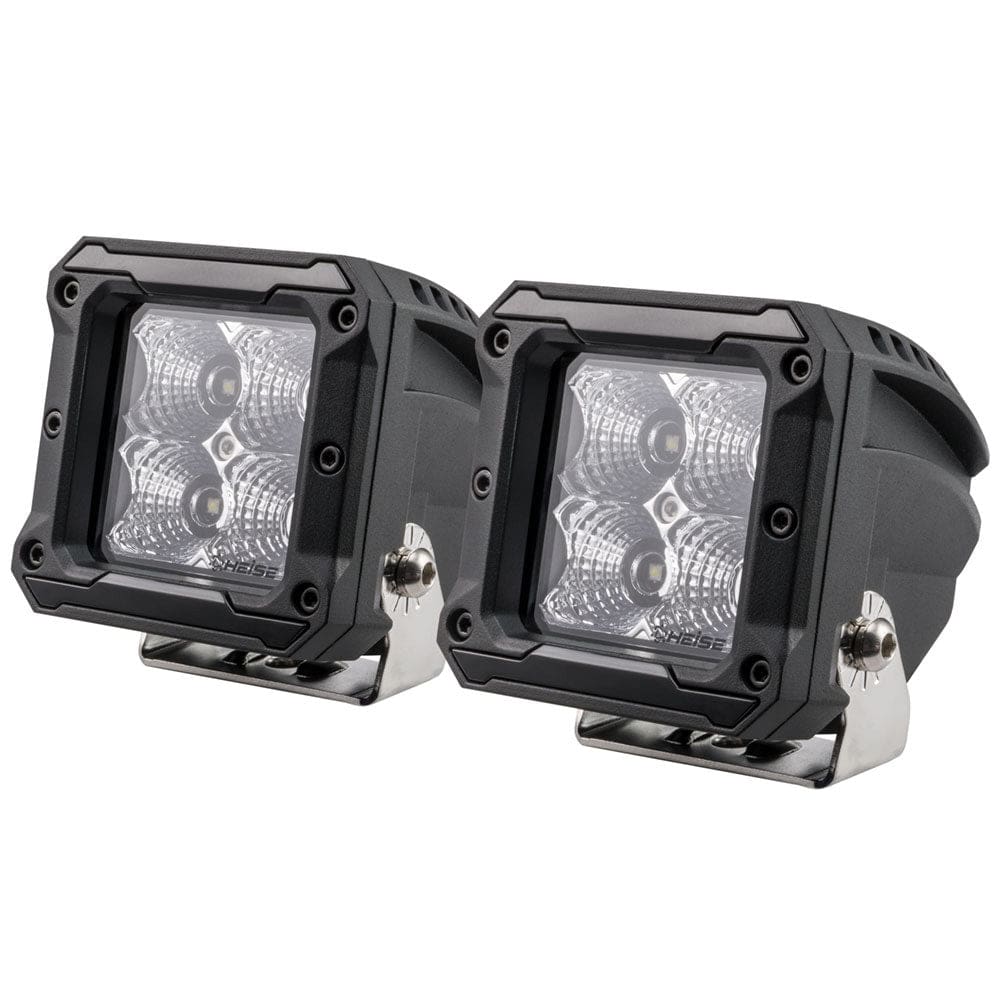 HEISE 4 LED Cube Light - Flood - 3 - 2 Pack - Automotive/RV | Lighting,Lighting | Pods & Cubes - HEISE LED Lighting Systems