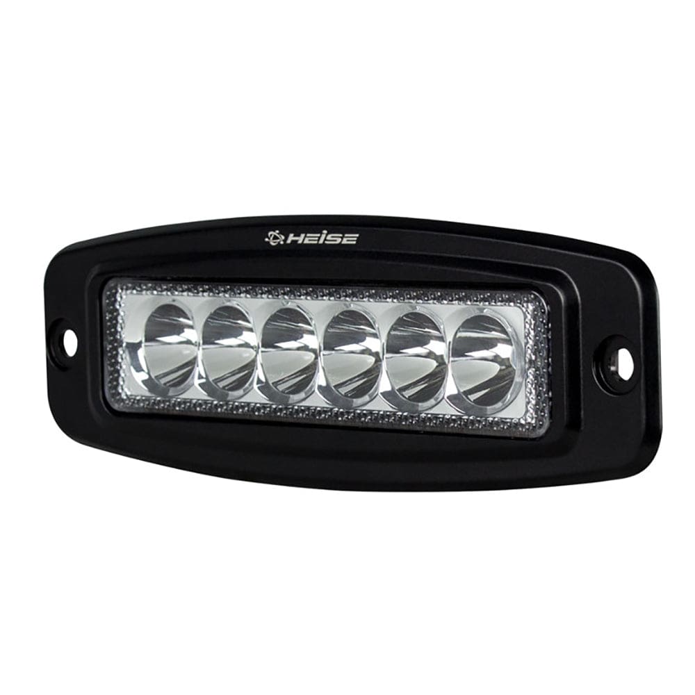 HEISE 6 LED Single Row Driving Light - Flush Mount - Automotive/RV | Lighting,Lighting | Light Bars - HEISE LED Lighting Systems