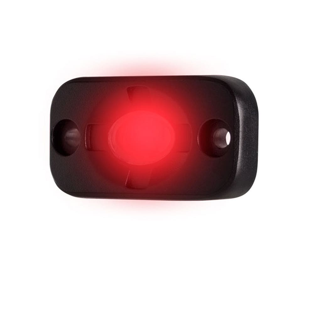 HEISE Auxiliary Accent Lighting Pod - 1.5 x 3 - Black/ Red - Automotive/RV | Lighting,Lighting | Interior / Courtesy Light - HEISE LED