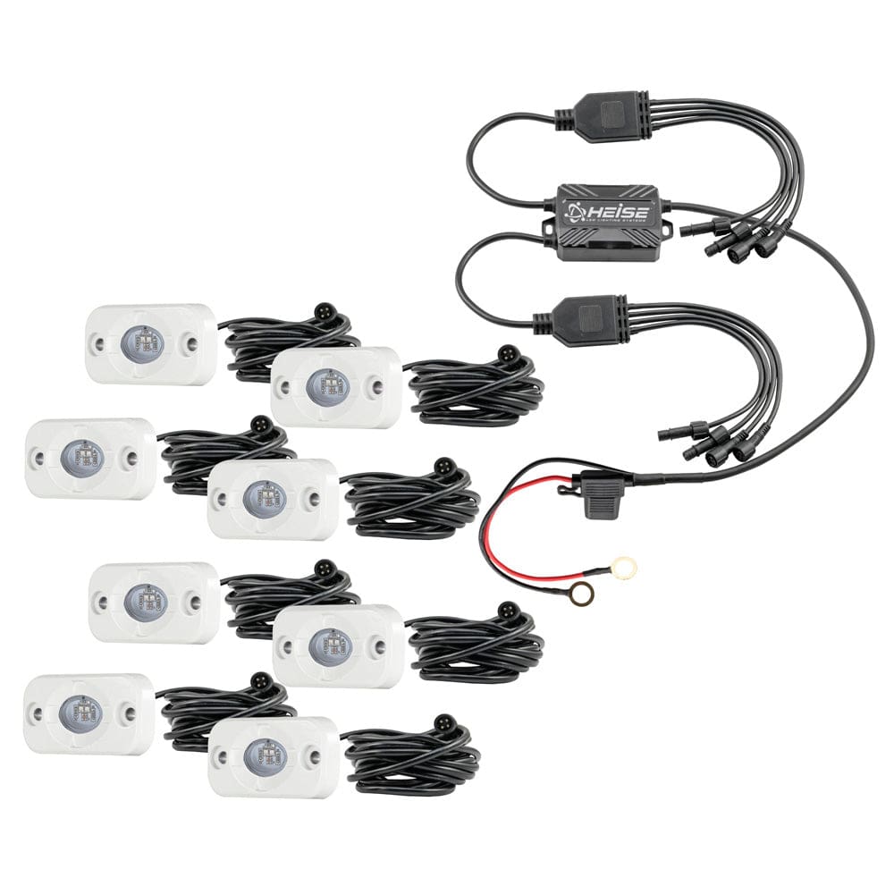 HEISE RGB Accent Light Kit - 8 Pack - Automotive/RV | Lighting,Lighting | Interior / Courtesy Light - HEISE LED Lighting Systems