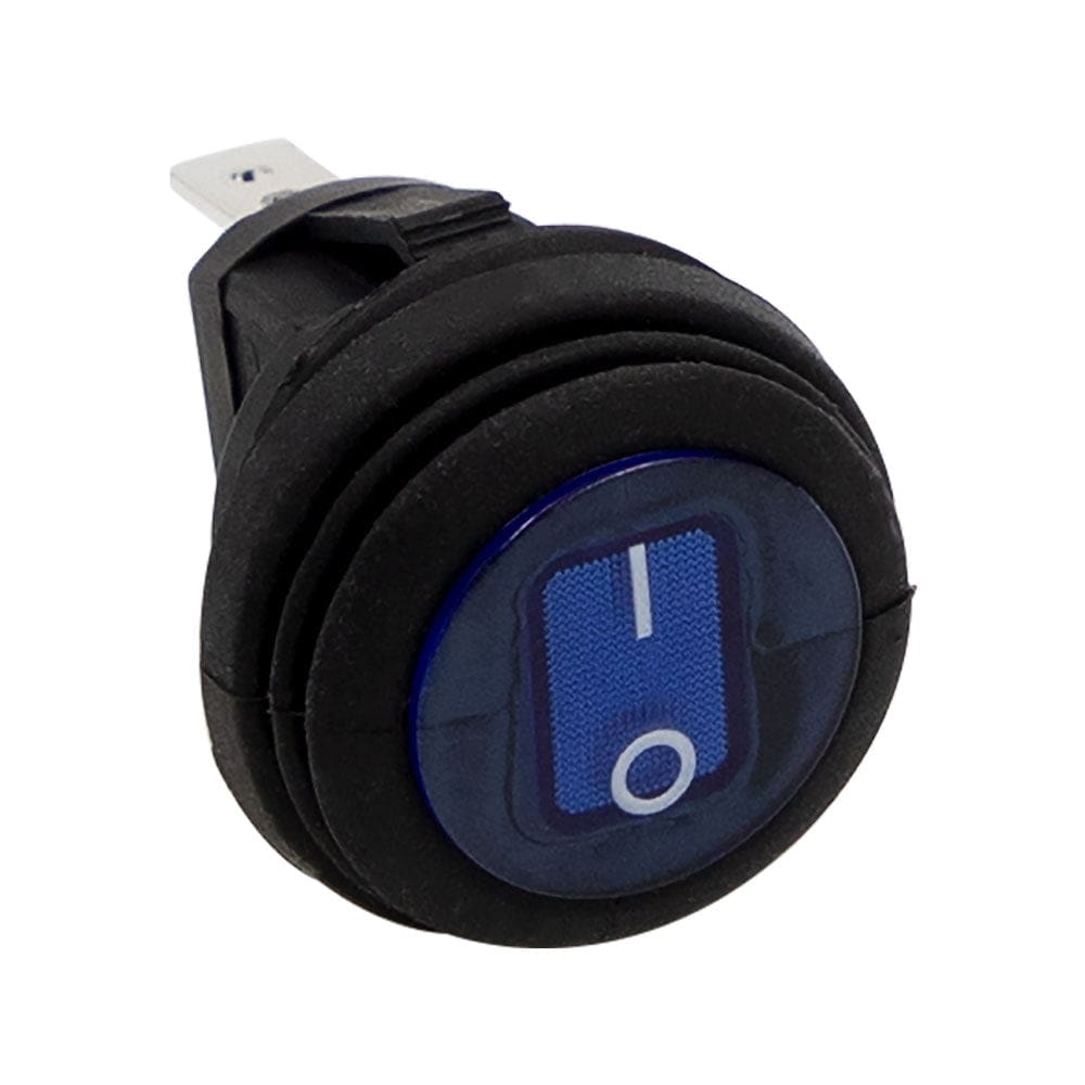 HEISE Rocker Switch - Illuminated Blue Round - 5-Pack - Automotive/RV | Accessories,Lighting | Accessories - HEISE LED Lighting Systems