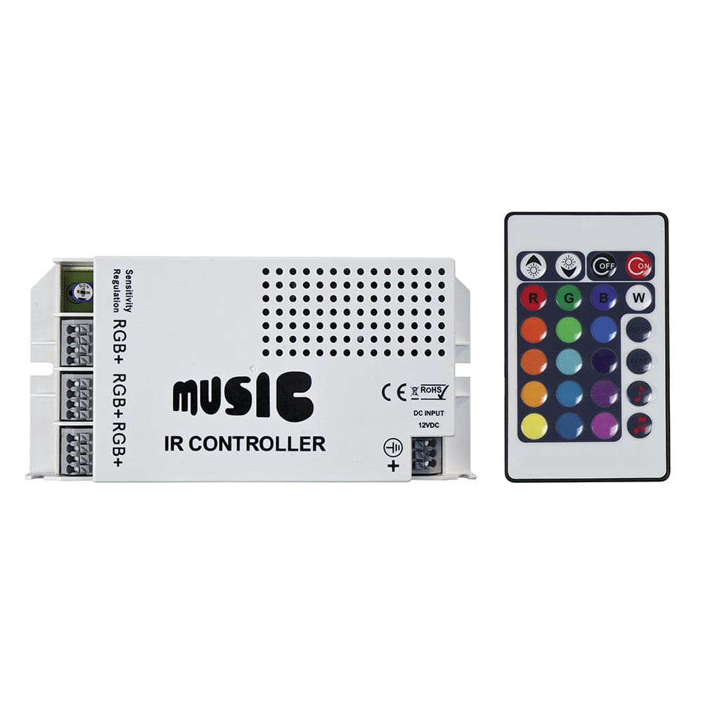HEISE Sound Activated RGB Controller w/ IR Remote - Automotive/RV | Lighting,Lighting | Accessories - HEISE LED Lighting Systems