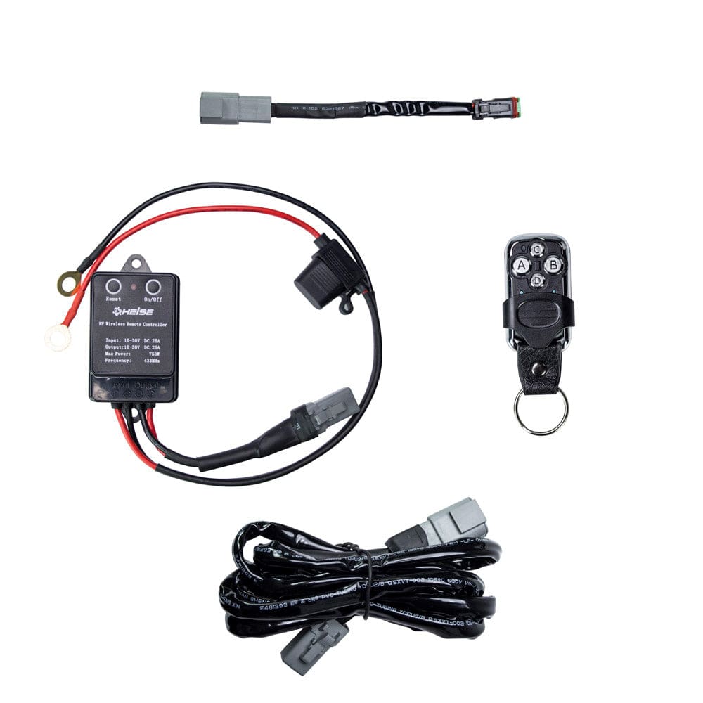 HEISE Wireless Remote Control & Relay Harness - Automotive/RV | Accessories,Lighting | Accessories - HEISE LED Lighting Systems