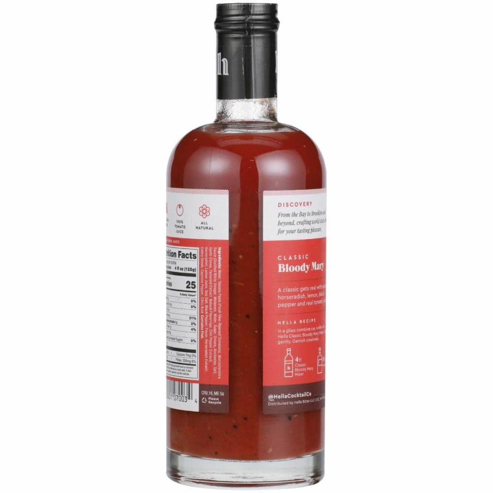 HELLA COCKTAIL Hella Cocktail Mixer Bloody Mary Premium, 25.4 Fo