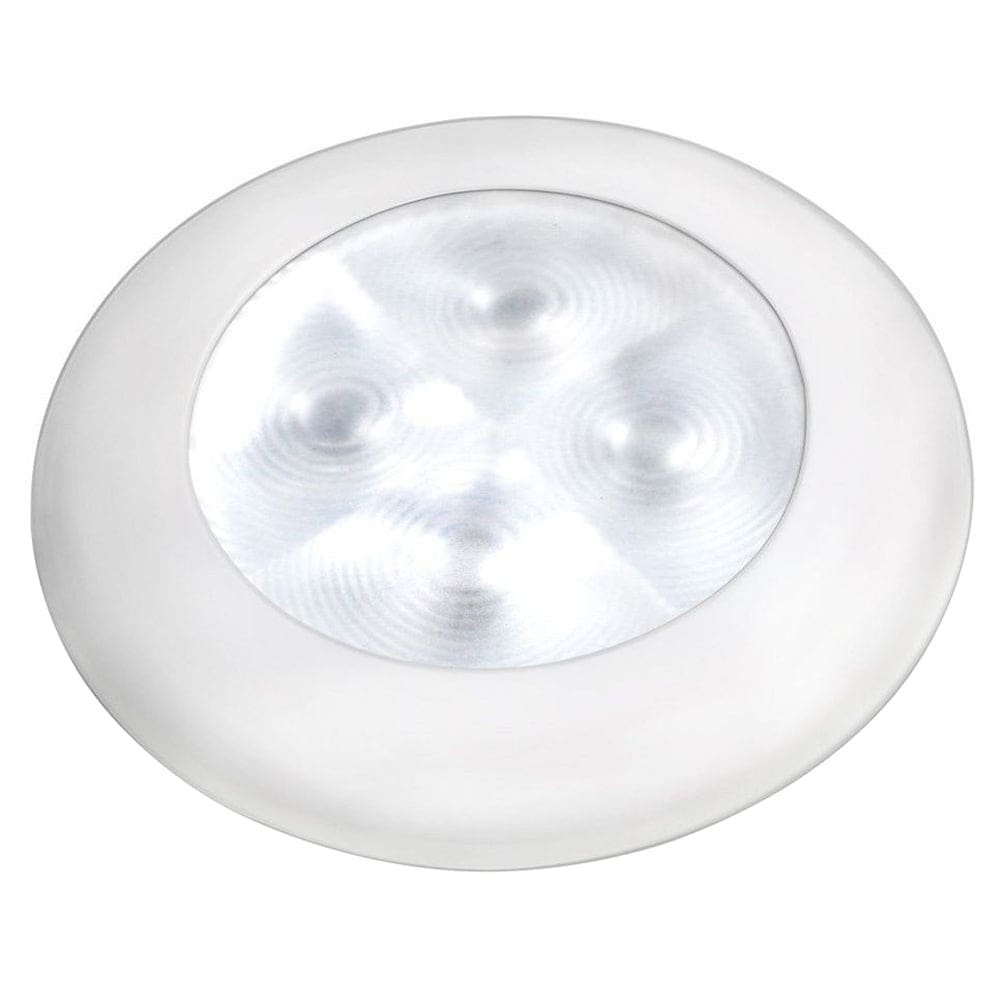 Hella Marine Courtesy Light - Warm White w/ White Rim - Lighting | Interior / Courtesy Light - Hella Marine