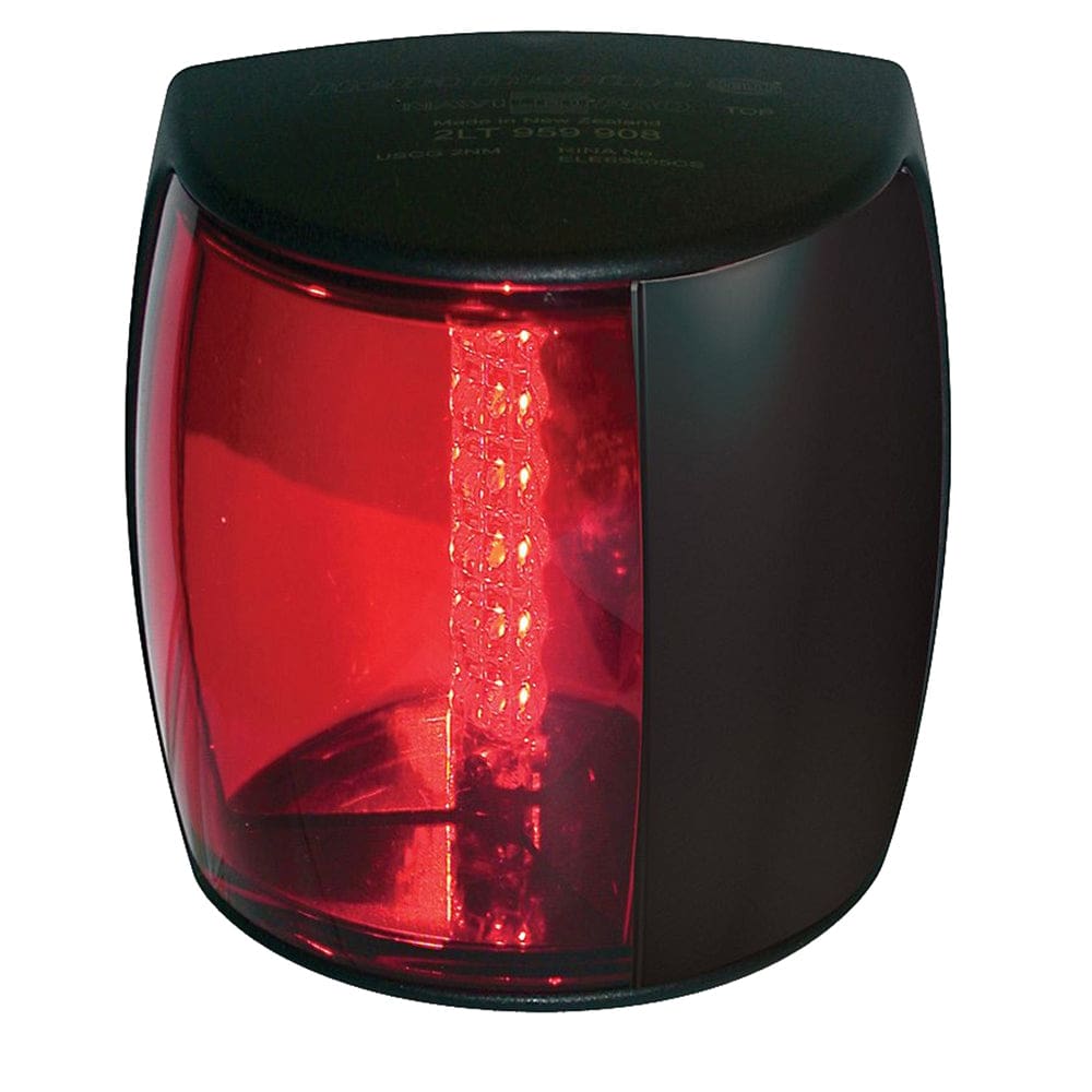 Hella Marine NaviLED PRO Port Navigation Lamp - 3nm - Red Lens/ Black Housing - Lighting | Navigation Lights - Hella Marine
