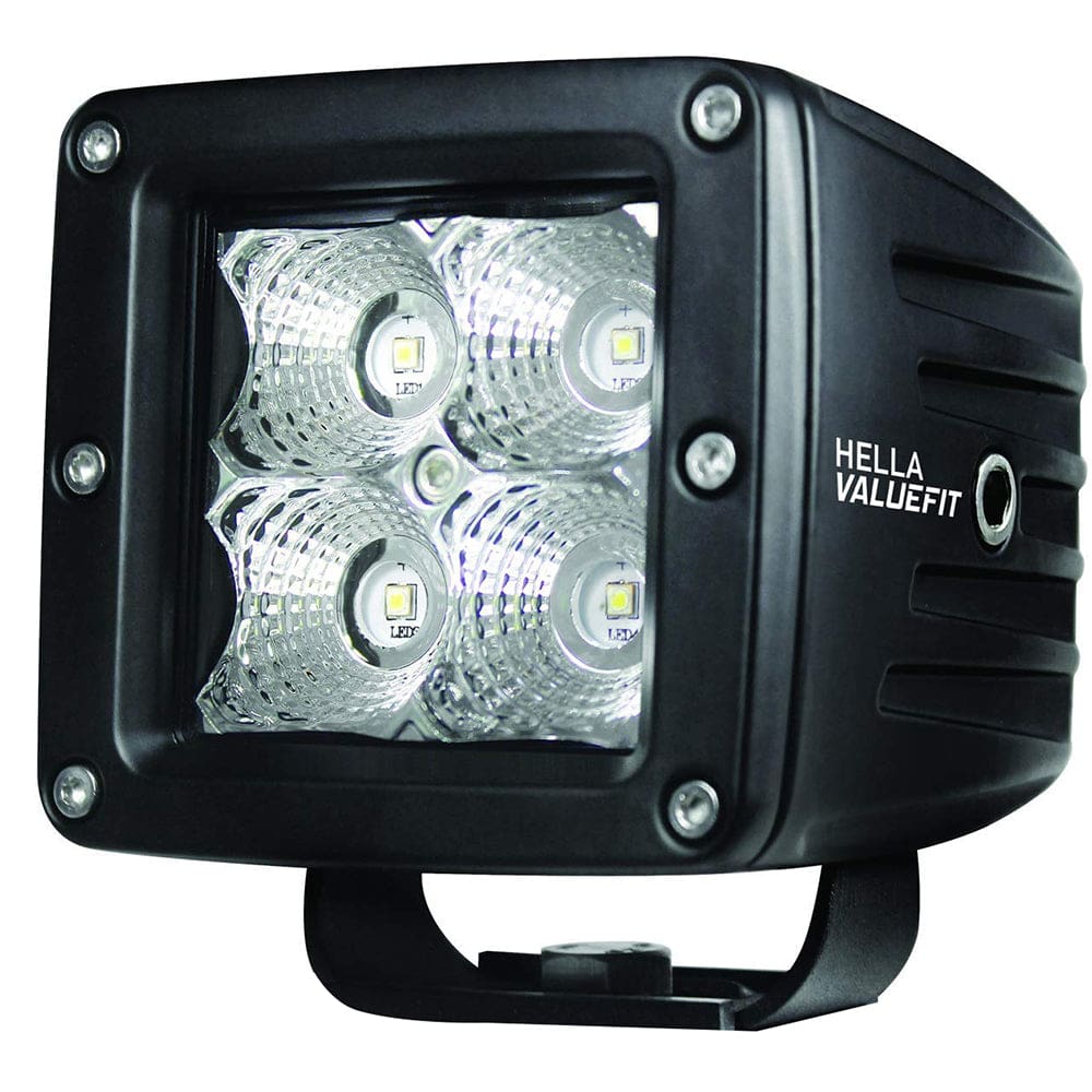 Hella Marine Value Fit LED 4 Cube Flood Light - Black - Automotive/RV | Lighting,Lighting | Pods & Cubes - Hella Marine