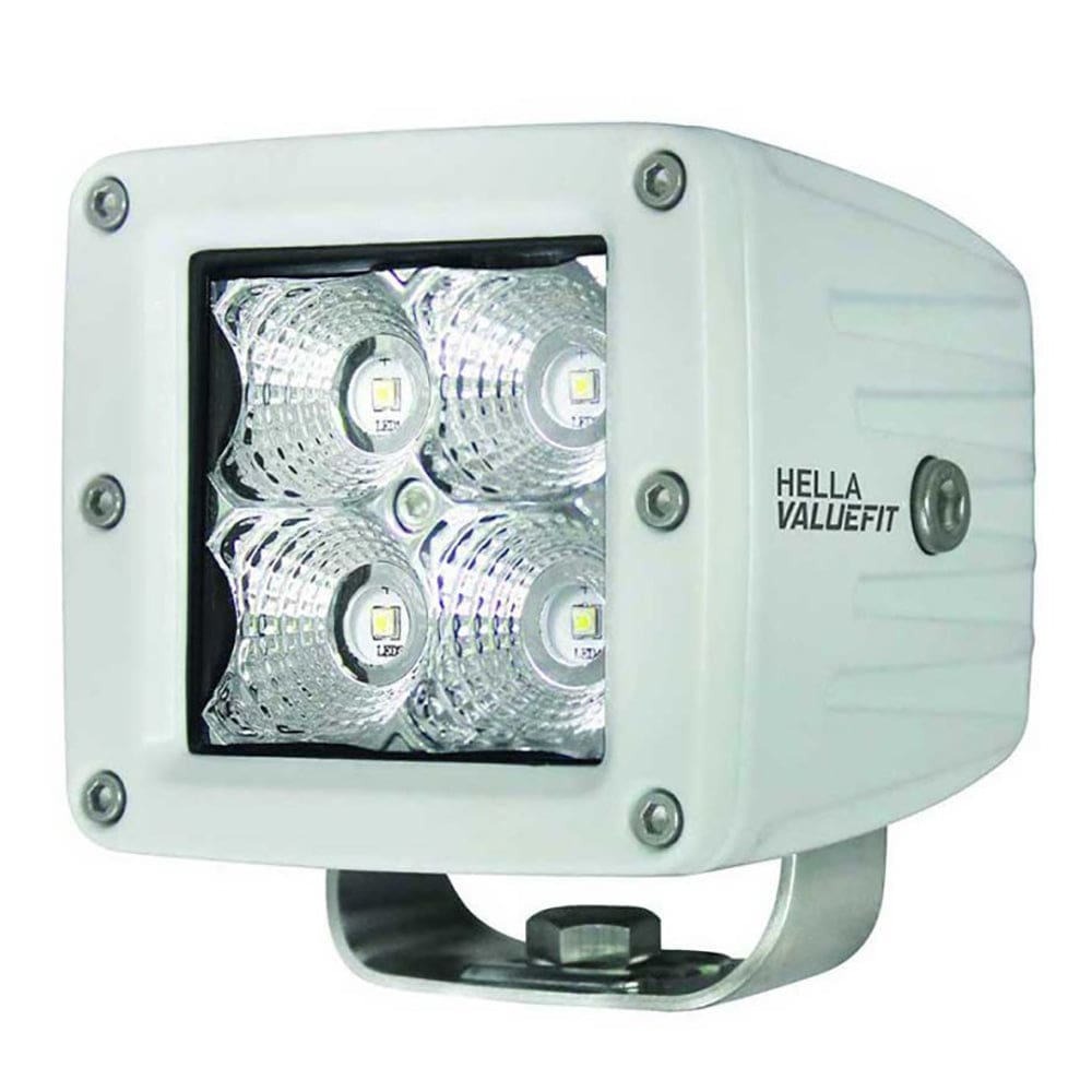 Hella Marine Value Fit LED 4 Cube Flood Light - White - Automotive/RV | Lighting,Lighting | Pods & Cubes - Hella Marine