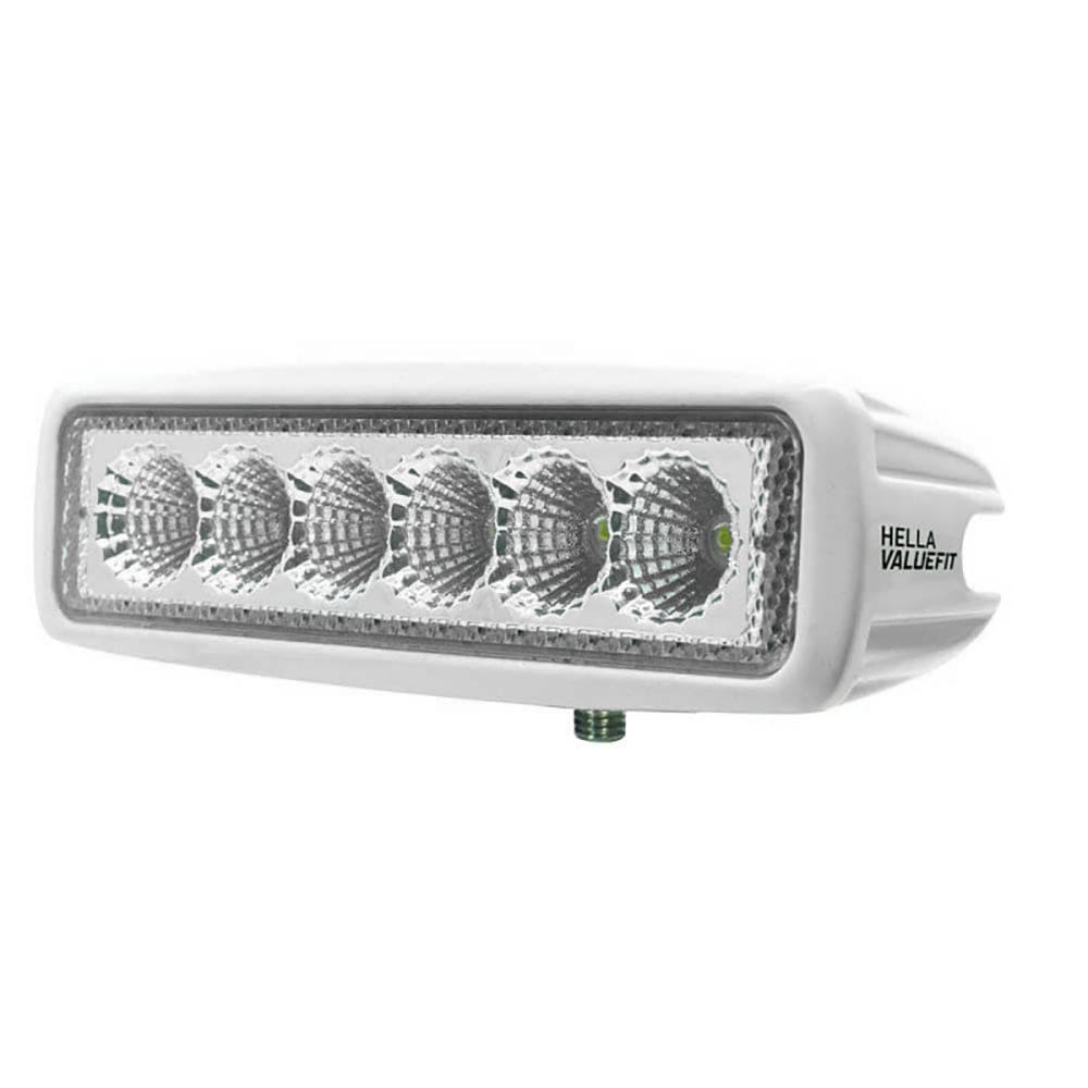 Hella Marine Value Fit Mini 6 LED Flood Light Bar - White - Automotive/RV | Lighting,Lighting | Light Bars - Hella Marine
