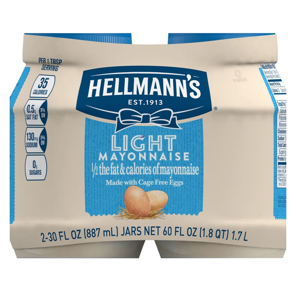 Hellmann’s Mayonnaise Light Mayo 2 ct. - Hellmann’s