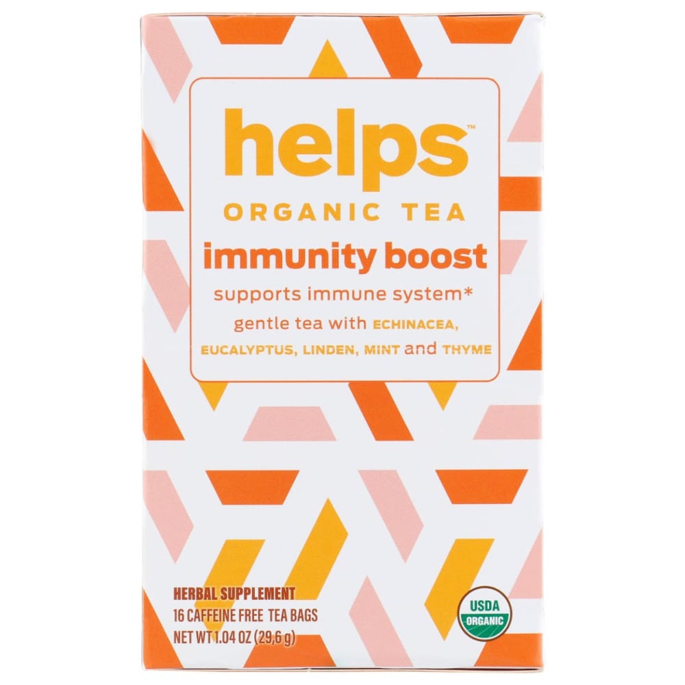 HELPS: Tea Immunity Boost Org 16 BG (Pack of 5) - Grocery > Beverages > Coffee Tea & Hot Cocoa - HELPS