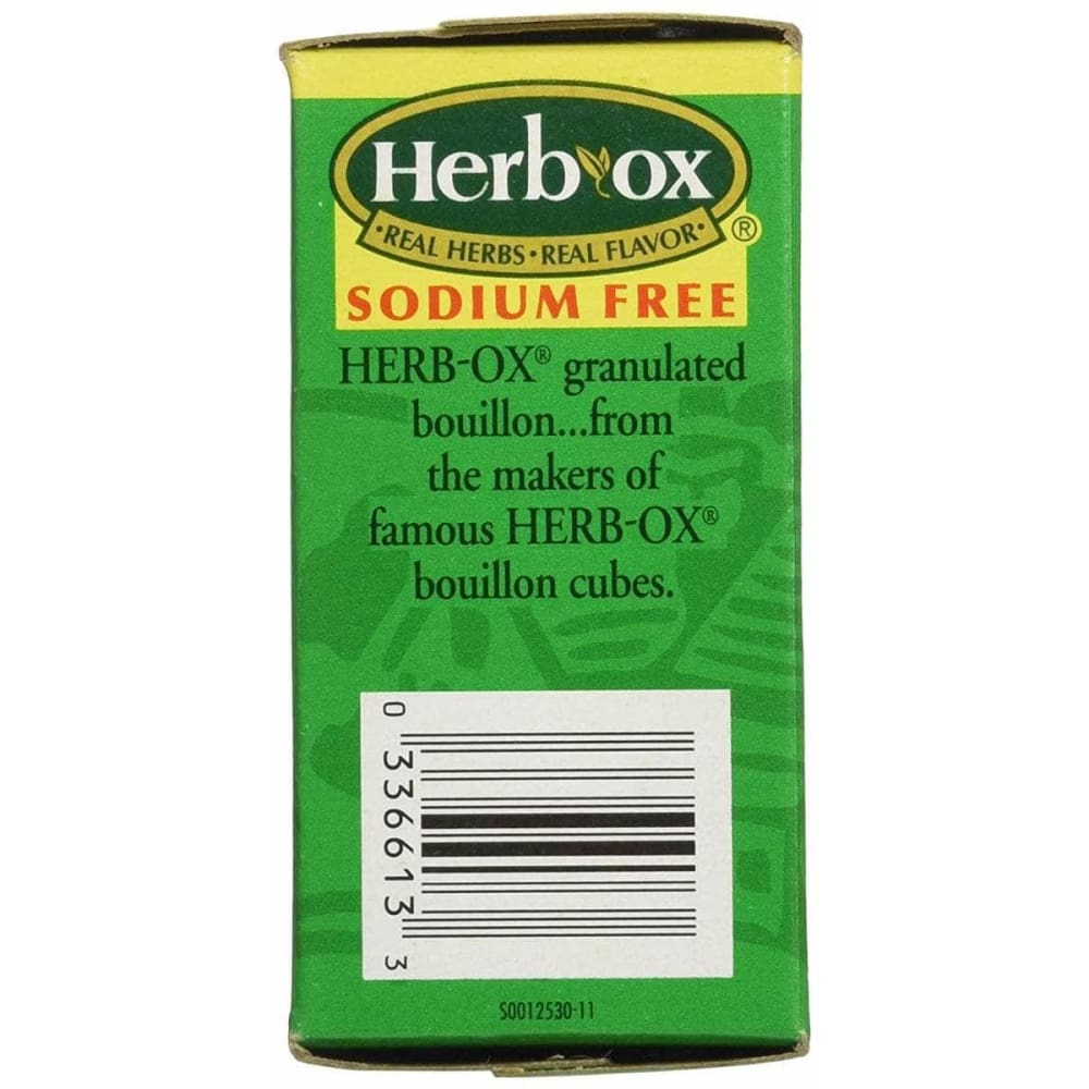 HERB OX Grocery > Soups & Stocks HERB OX Granulated Chicken Bouillon Sodium Free, 1.2 oz
