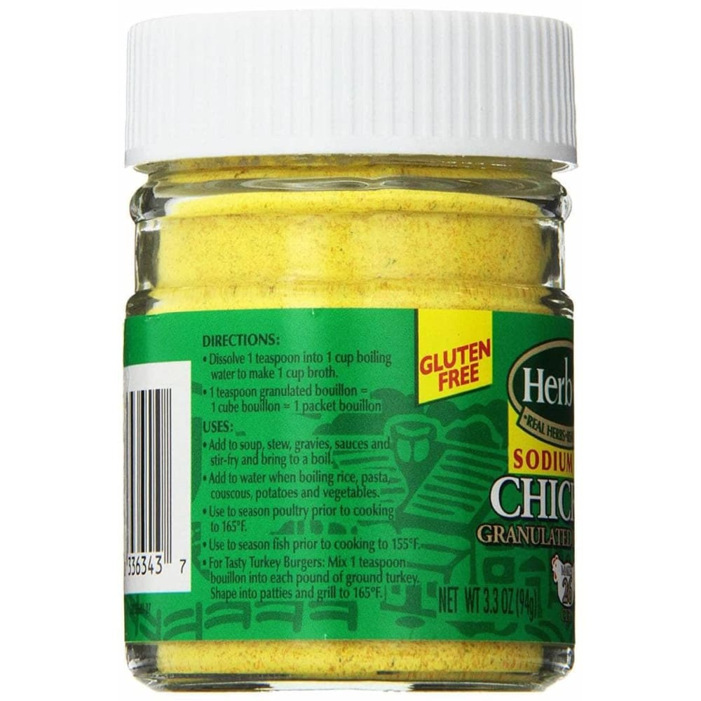 HERB OX Grocery > Cooking & Baking > Seasonings HERB OX Sodium-Free Chicken Granulated Bouillon, 3.3 oz